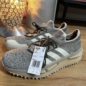 MEN'S AUTHENTIC ADIDAS NMD S1 BEIGE SHADOW OLIVE SCARLET IE2074 SIZE 11